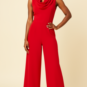 Red Jumpsuit Dress