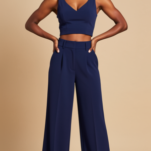 Navy Blue Two-Piece
