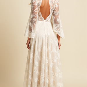 Boho Lace Wedding Dress